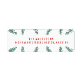 Winter Gräs | HELGDAG Returadress Etikett