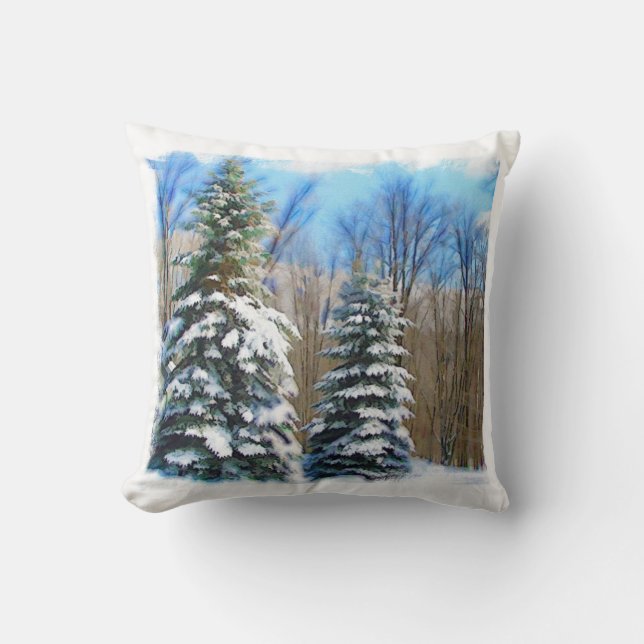 Winter Gräs Pillow Kudde (Framsida)