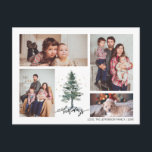 Winter Gräs Träd 4 Photo Collage Lycklig Helgdag Vykort<br><div class="desc">Minimal- och elegant-design tryckt Modern Winter Gräs-julkort med fyra foto Collage Lycklig Helgdag-vykort som kan anpassas med din text. Klicka på knappen "Anpassa" och använda verktyg som är utformat för att ändra mallen. Kolla in Graphic Art Design-arkivet för andra produkter som matchar den här designen!</div>