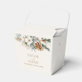 Winter Gräs Träd Flower Blommigt Garden Wedbröllop Presentaskar