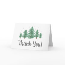 Winter Gräs Träd Tackkort