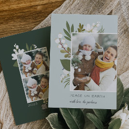 Winter Greenery | Helgdag-fotokort Julkort