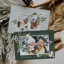 Winter Greenery | Helgdag-fotokort