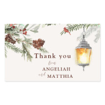 Winter Greenery Red Cardinal & Berries Bröllop