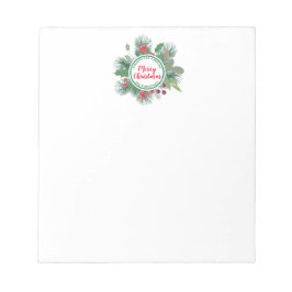 Winter Greenery Wandey God jul Anteckningsblock