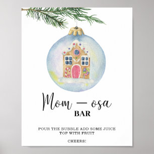 Winter gren - mamma-osa pub poster