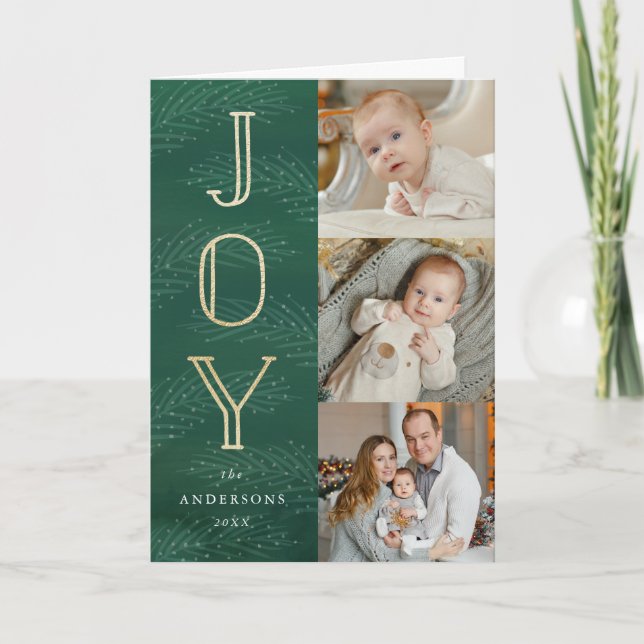 Winter Grenar | Helgdag Fotohälsningskort Helgkort (Framsida)