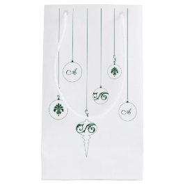 Winter Grönt Bauble Hanging Ornaments Gift Bag