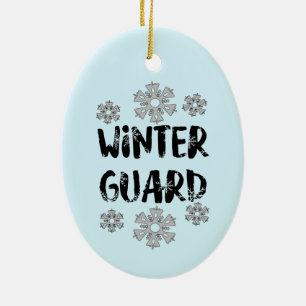 Winter Guard Snowflake Julgransprydnad Keramik