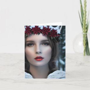 Winter-guddess Tillfällen-kort Kort