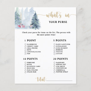 Winter guld font \ whin in in your purse match