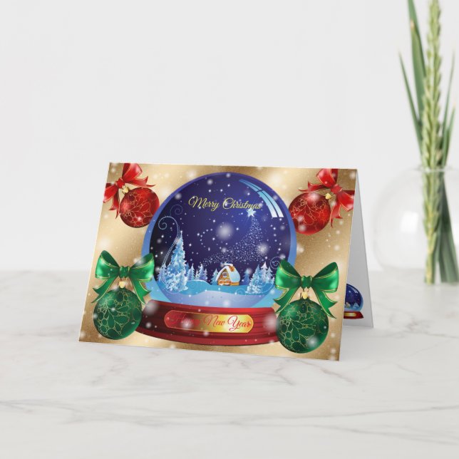 Winter Guld Kort (Framsida)