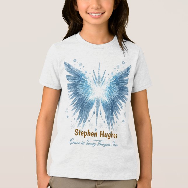 Winter Halo Guardian – Personalized  T Shirt (Framsida)