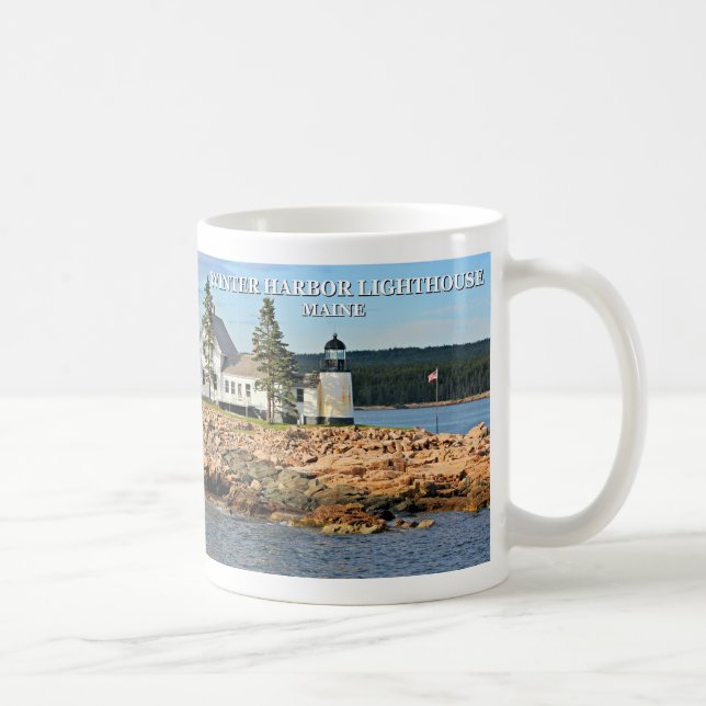 Winter Harbour fyr, Maine Kaffemugg (Höger)
