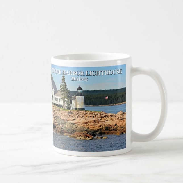 Winter Harbour Lighthouse, Maine Kaffemugg (Höger)