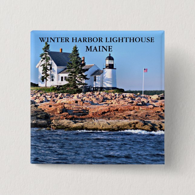 Winter Harbour Lighthouse, Maine Knapp (Framsida)