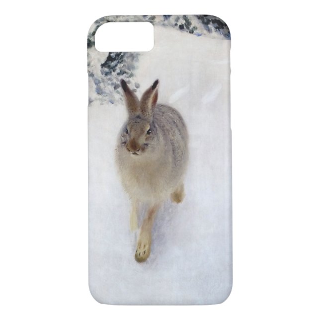 Winter Hare (kanin), Bruno Liljefors Case-Mate iPhone Skal (Baksida)