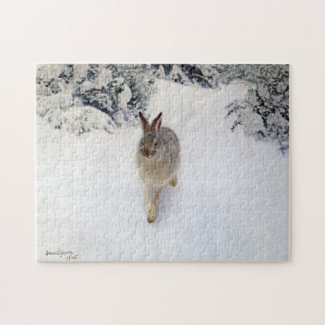 Winter Hare (Kanin), Bruno Liljefors Pussel (Horisontell)