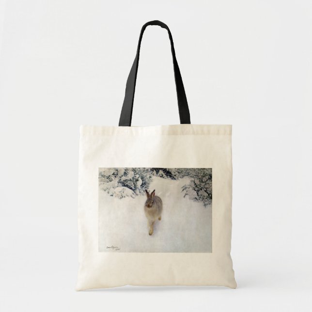 Winter Hare (kanin), Bruno Liljefors Tygkasse (Framsidan)