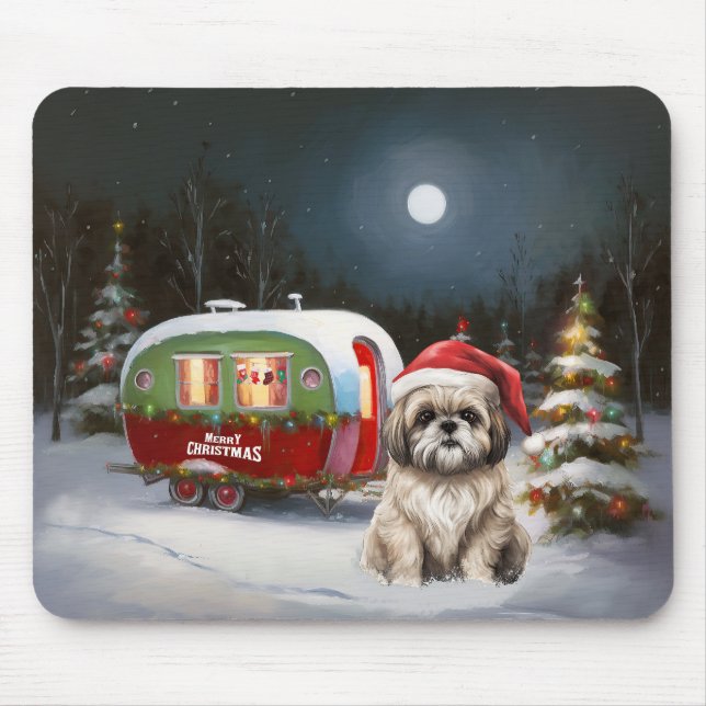 Winter Havanese Caravan jul Äventyr Musmatta (Framsidan)