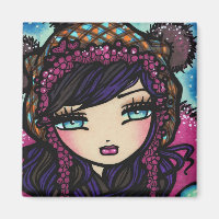 Winter Heart of Ice Snö Girl Art Hannah Lynn