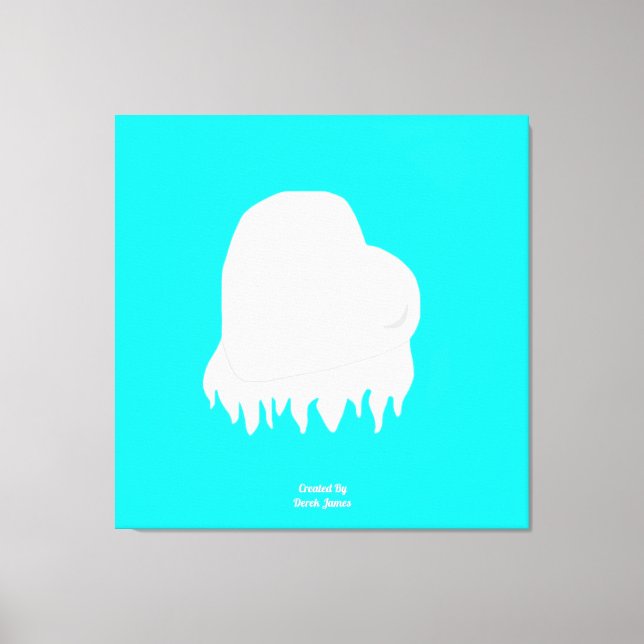 Winter Heart Wrapped Canvas (Framsida)