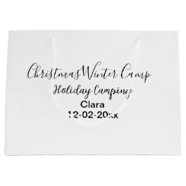 Winter helgdag camping-anpassningsbar lägg till na