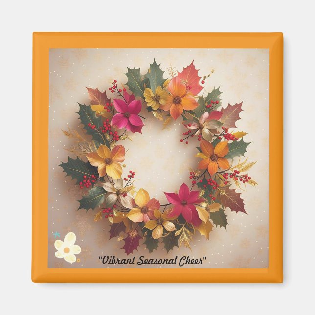 "Winter Helgdag Charm" Magnet (Framsidan)