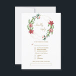 Winter Helgdag Cones jul jul Bollar Bröllop OSA Kort<br><div class="desc">Elegant och unik utformning med vackra vattenfärgade gräs grenar, bär, bollar, guld händer arrangemanga som vinterkrans på vit bakgrund som helgdagar på , bär, jultid och . Använda Anpassa verktyg om du vill lägga till din information. Om du vill ha mer information kan du besöka min samling för Helgdagar i...</div>