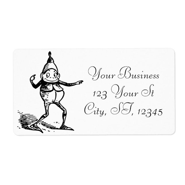 Winter Helgdag Elf Gnome Thunder_Cove Fraktsedel (Framsidan)