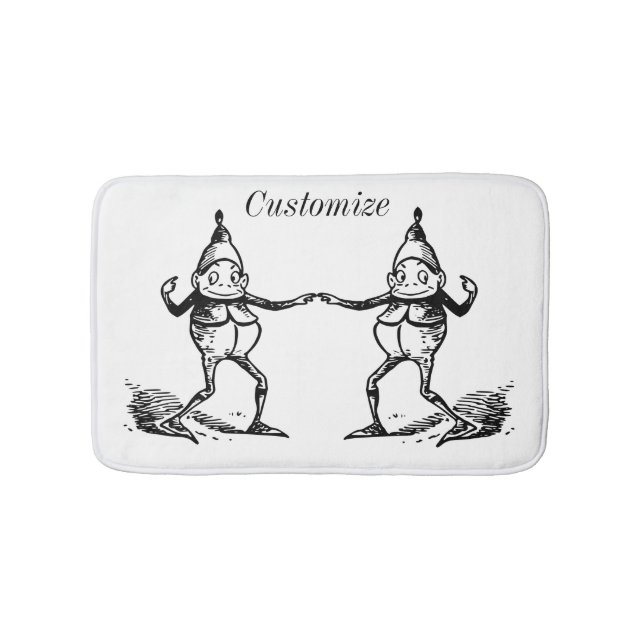 Winter Helgdag Elf Gnomes Thunder_Cove Badrumsmatta (Framsidan)