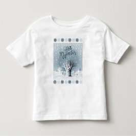 Winter Helgdag Fairy Tale Fantasy Snowy Forest T Shirt
