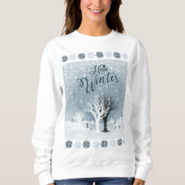 Winter Helgdag Fairy Tale Fantasy Snowy Forest T Shirt