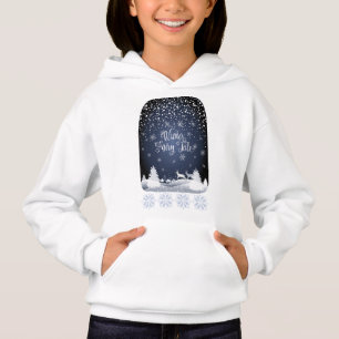 Winter Helgdag Fairy Tale Fantasy Snowy Forest T Shirt