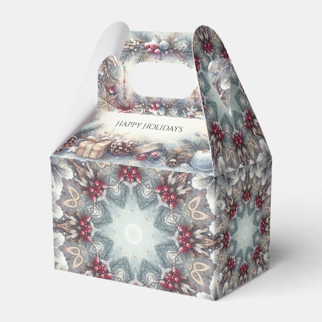 Winter Helgdag Gift Box Presentaskar (Framsidan Sidan)