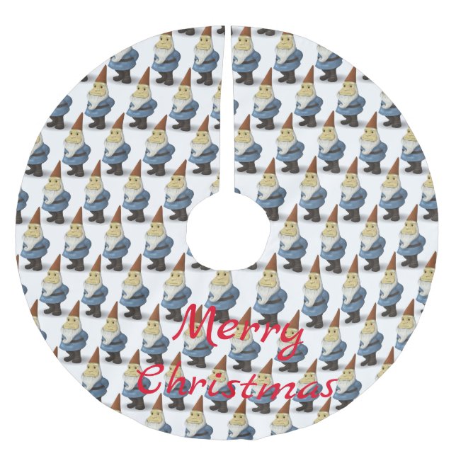 Winter Helgdag Gnome Thunder_Cove Julgransmatta Borstad Polyester (Framsidan)