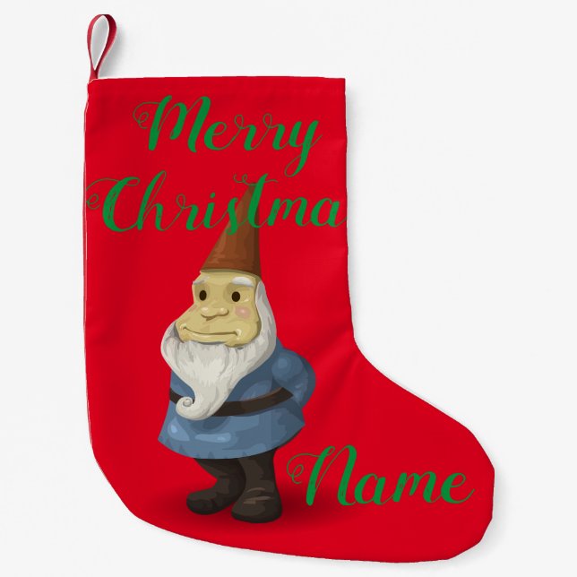 Winter Helgdag Gnome Thunder_Cove Liten Julstrumpa (Framsidan)