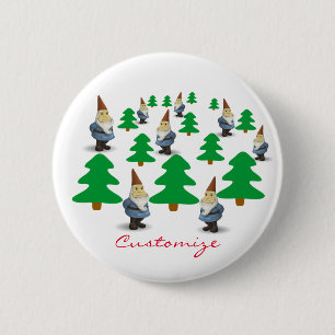 Winter Helgdag Gnomes Julgranar Thunder_Cove Knapp