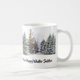 Winter Helgdag/Lycklig Solstice Mugg