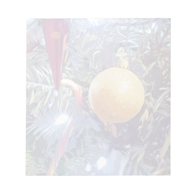 Winter-Helgdag-ornament Anteckningsblock (Framsida)