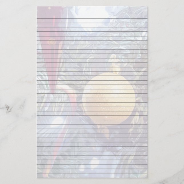 Winter-Helgdag-ornament Brevpapper (Framsida)