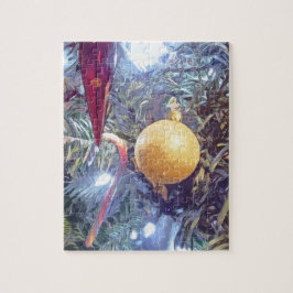 Winter-Helgdag-ornament Pussel