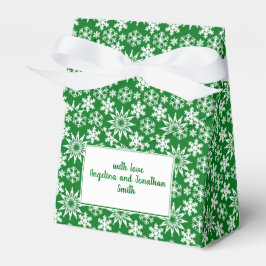 Winter Helgdag Snöflingor kan anpassas Presentaskar