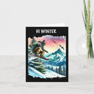 Winter Helgdag Snowboarding jul Julafton Snowboa Kort