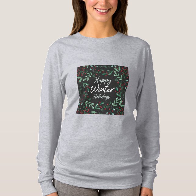 Winter Helgdag T-Shirt (Framsida)