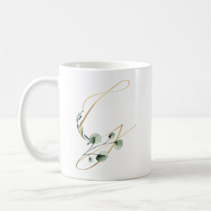Winter helgdagar initialer mugg
