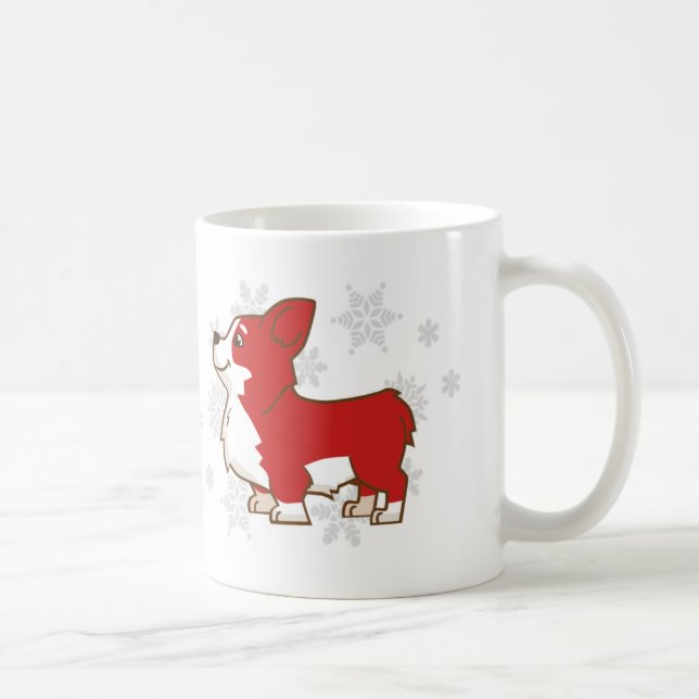 Winter-Helgdagarna Corgi Mugg (Höger)