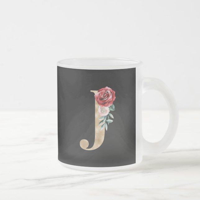 Winter helgdagars initialer brev J Frostad Glasmugg (Höger)