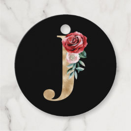 Winter helgdagars initialer brev J Gåvor Etiketter