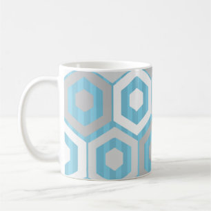Winter Hexagons och Rand Kaffemugg